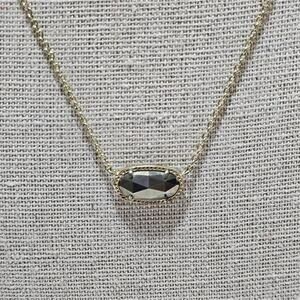 Kendra‎ Scott Gold and Pyrite Elisa Necklace